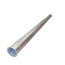 Pellet-Füllrohr DN 100 mit Bördelrand