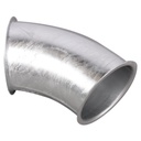 Pellet-Rohrbogen DN 100 mit Bördelrand