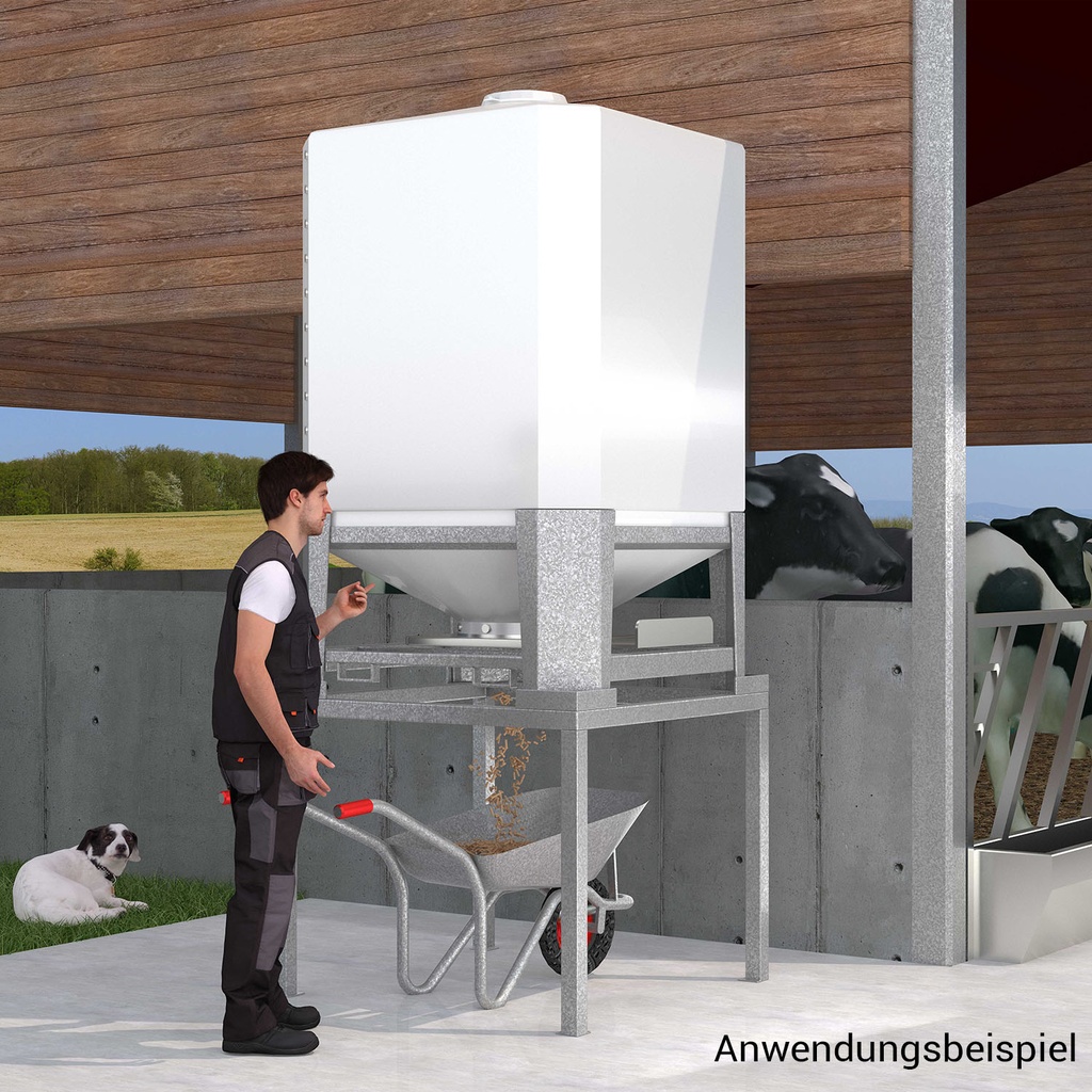 GFK-Kleinsilo CUBO 2 oder 3 m³