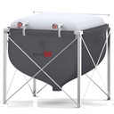 UV-beständiges Pelletsilo mit Stahlgestell