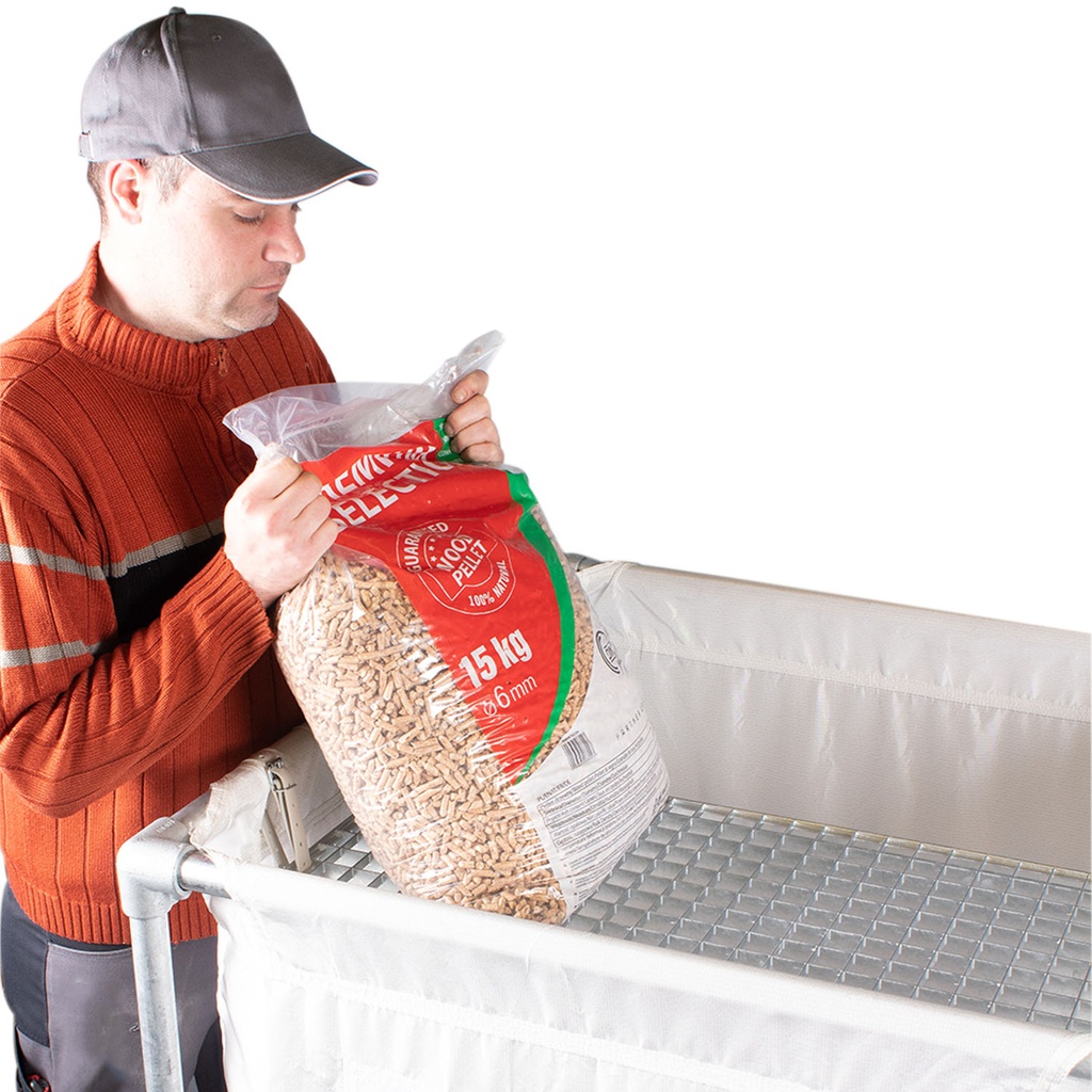 Auflagegitter 850 x 350 mm für Mini-Silos