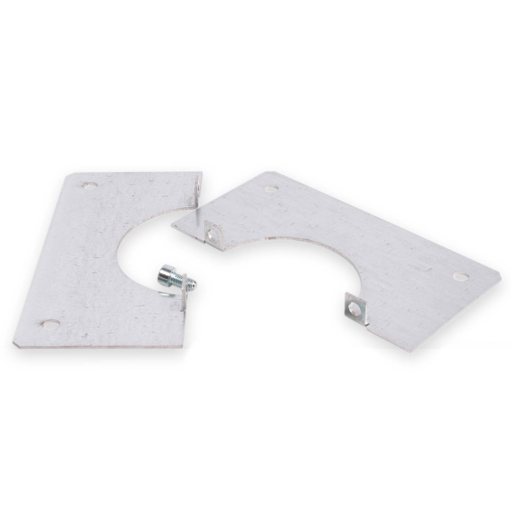 Wandflanschplatte 2-teilig DN 100
