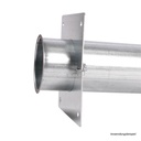 Wandflanschplatte 2-teilig DN 100