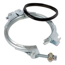 Füllrohr-Verlängerung 500 mm – Set mit Spannring und Schelle