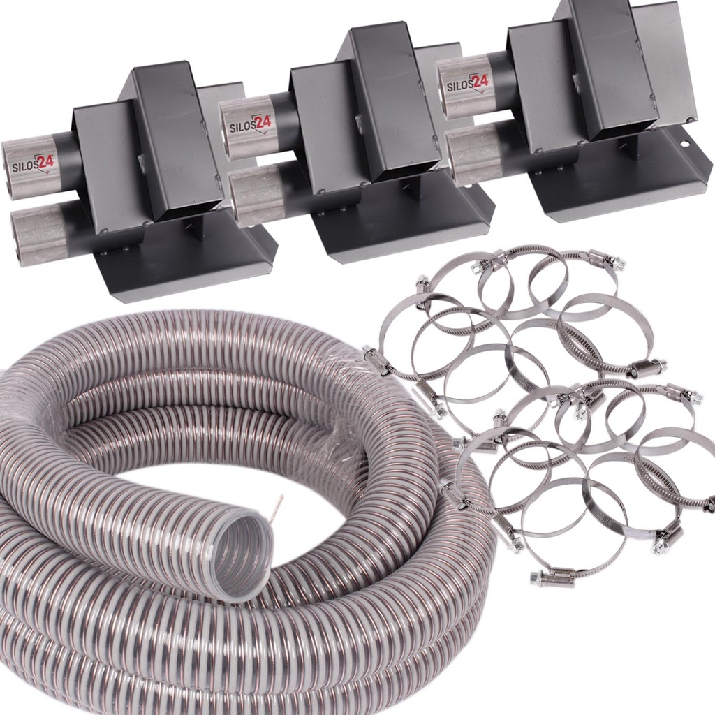 Saugsonden-Set mit Förderschlauch und Schellen