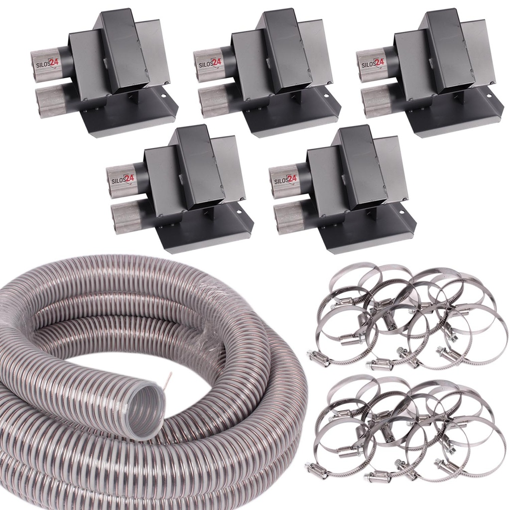 Saugsonden-Set mit Förderschlauch und Schellen