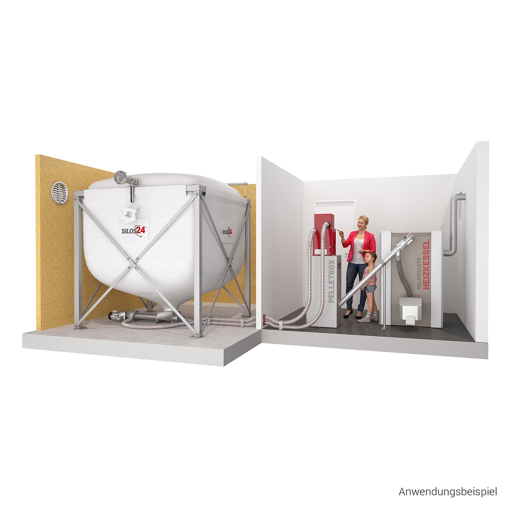 Aufnahmeplatte Pelletbox – VACU 2 / VACUPELLET