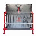 Silotec Pelletsilo Volummax VM-R2 mit 2 Vibrationstöpfen