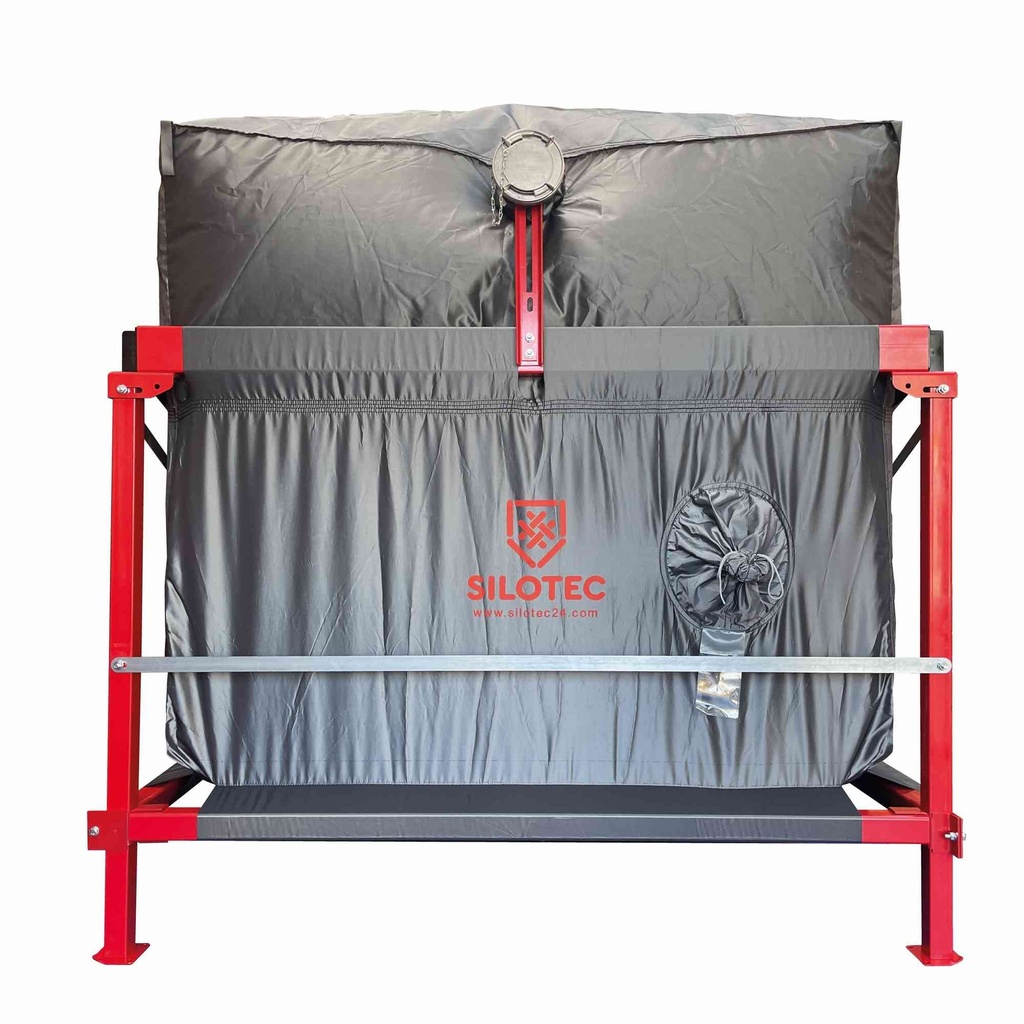 Silotec Pelletsilo Volummax 130 R2 mit 2 Vibrationstöpfen
