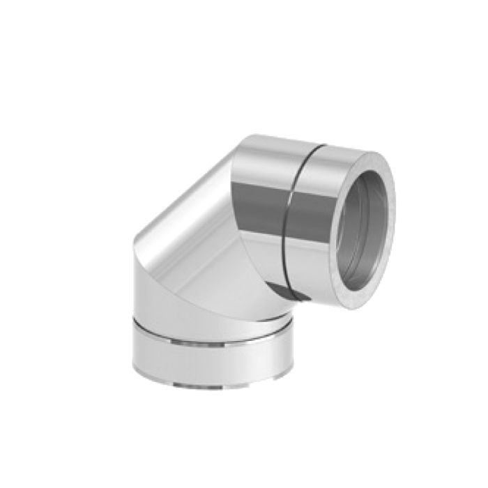 DW-NEO Bogen 90° ohne RV · Ø180