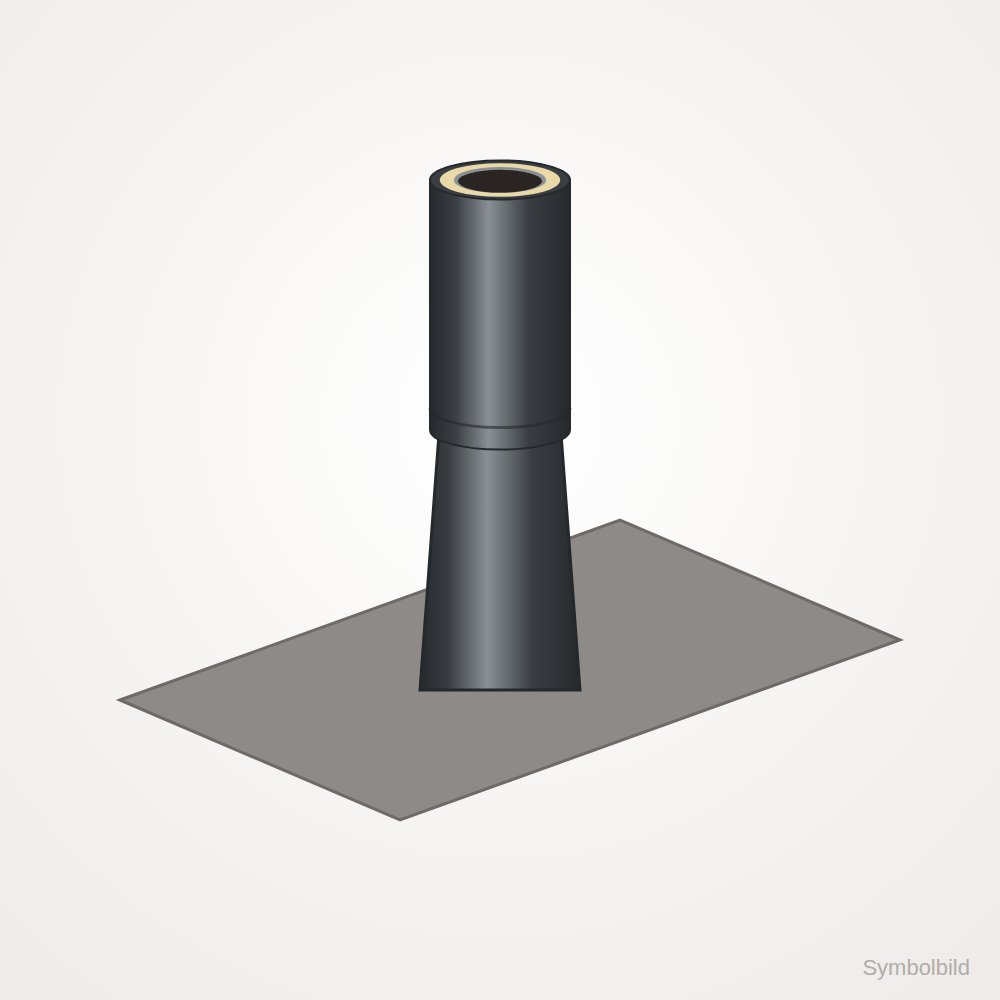 [NEANT130-BSW-3] Dachdurchführung "Eco Green 36° - 45° Bl · Ø130 · DW-NEO anthrazit