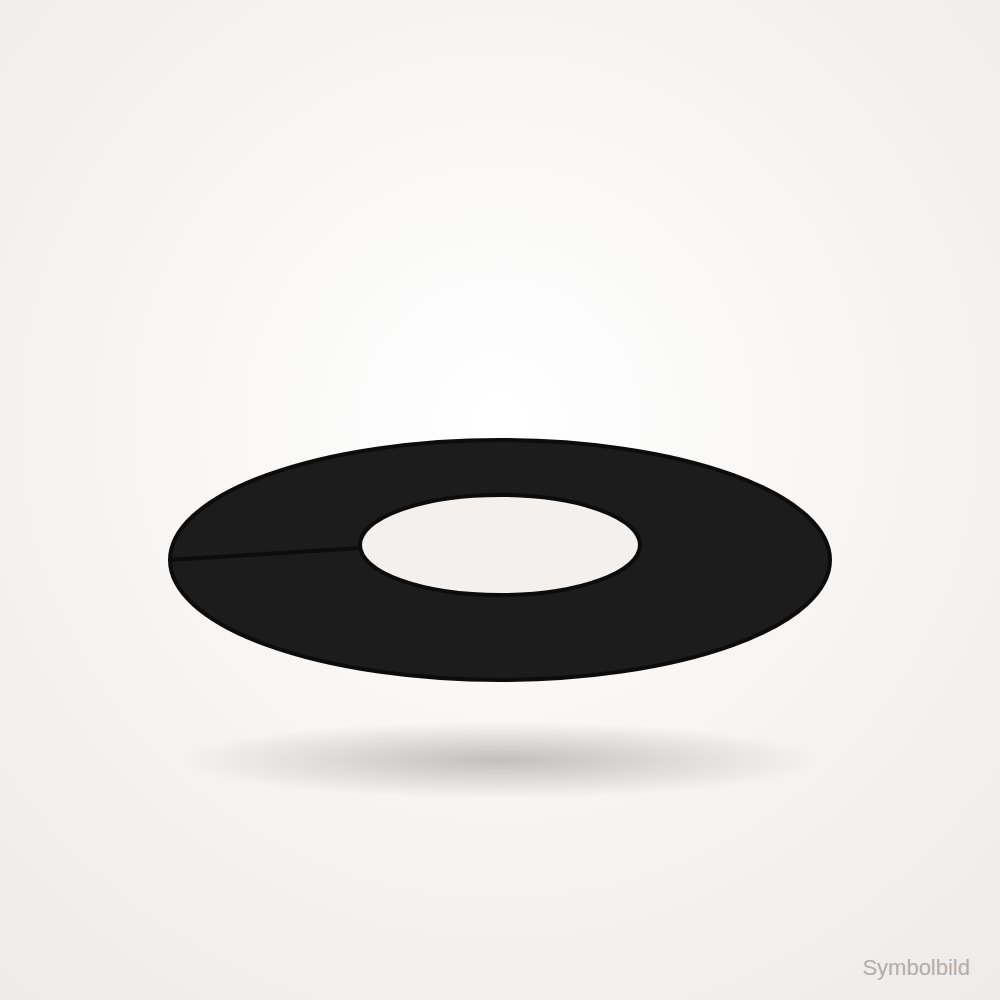 [NESC130-104] DW-NEO Schwarz Deckenblende 1°-65°, einteilig mit Hinterl. · Ø130