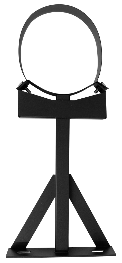 DW NEO SCHWARZ Wandhalter 250 -360 mm Abstand · Ø150