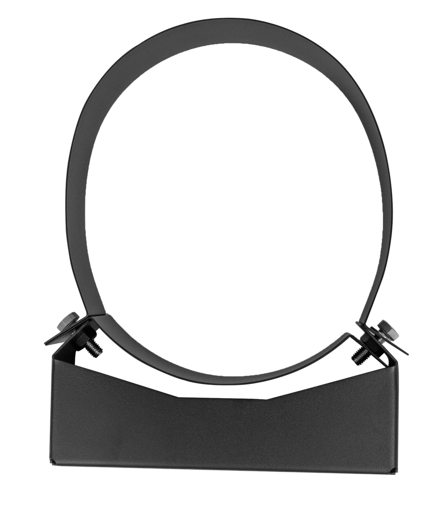 [NESC180-064] DW NEO SCHWARZ Wandhalter 50 mm Abstand · Ø180