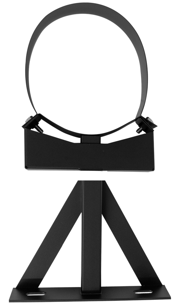 DW NEO SCHWARZ Wandhalterteile ab 250 mm Abstand · Ø180