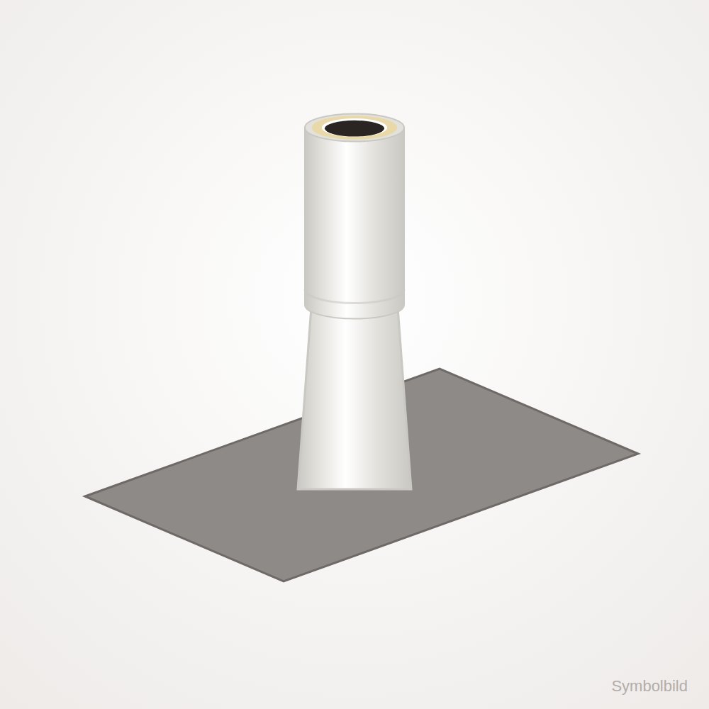 Dachdurchführung "Eco Green"5° - 15° Bleiersatz, Weiß · Ø150 · DW-NEO weiß