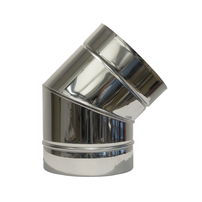 Bogen 45° · Ø130 · DWP