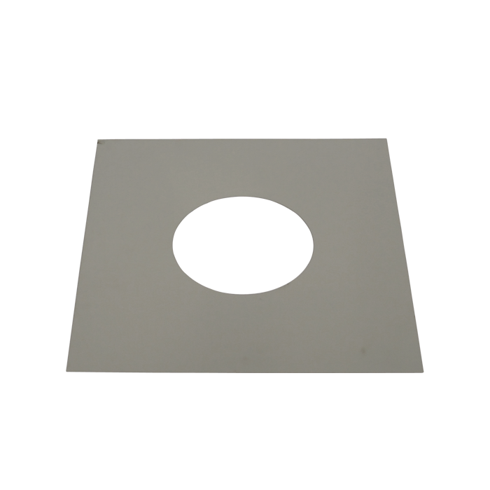[DWP-250-165] Decken / Wandblende einteilig 0° Neigung · Ø250 · DWP