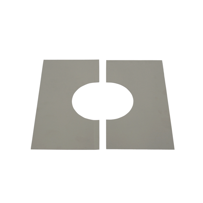 [DWP-250-168-Z] Decken / Wandblende zweiteilig 1° - 65° Neigung · Ø250 · DWP