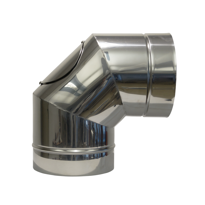 [DWP-600-072] Bogen 90° mit Reinigungsöffnung und Designdeckel Innenbereich T600 /N1 · Ø600 · DWP