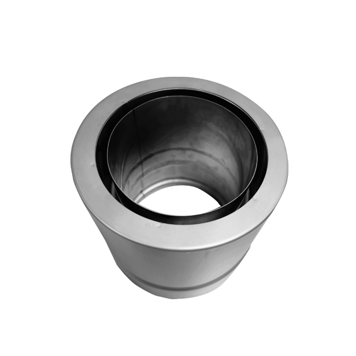 [20-113-304-GWF-] Übergangsstück DW-EW Doppelwandfutter f. 2 mm Stahlrohr · Ø113 · System 20