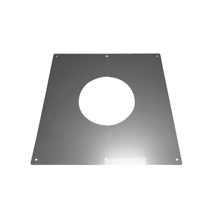 Wandblende eckig 0° einteilig · Ø180 · System 20