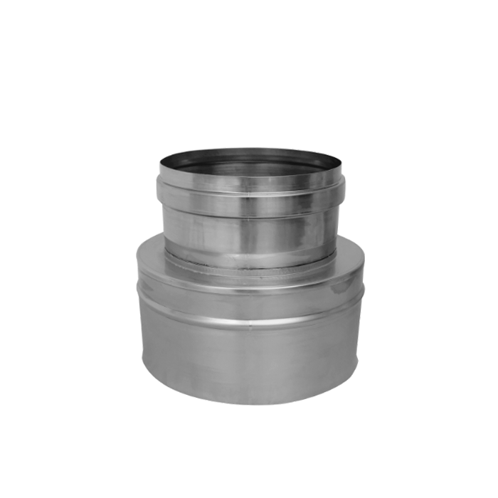 [20-250-302-GMS] Übergangsstück DW-EW Abgang gleich Muffe f. 2mm Stahlrohr · Ø250 · System 20