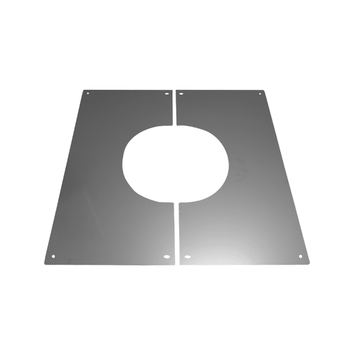 [20-113-720-G45] Untersichtblende geschlossen für 31°-45° Neigung · Ø113 · System 20