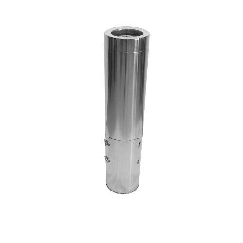Reinigungsöffnung m. Designdeckel & Kugelfang und Wandfutter Stahl 2,0 mm · Ø130 · DWDG