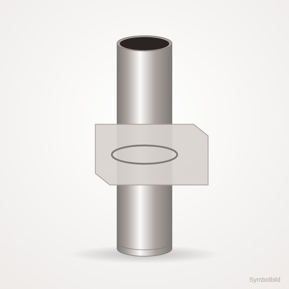 Doppelwandfutter 300 mm Abg.kl./gr. · Ø113 · EW
