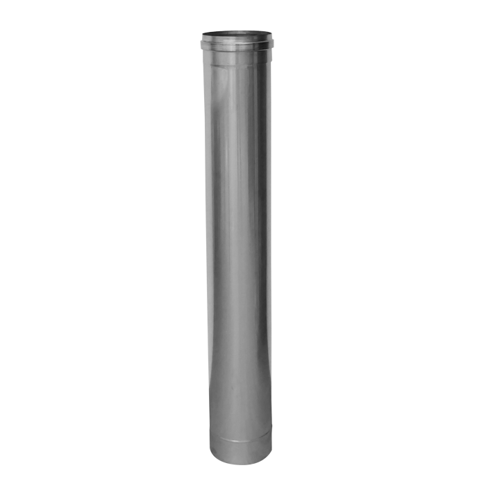 Rohrelement 1000 mm mit Doppelmuffe · Ø113 · EW