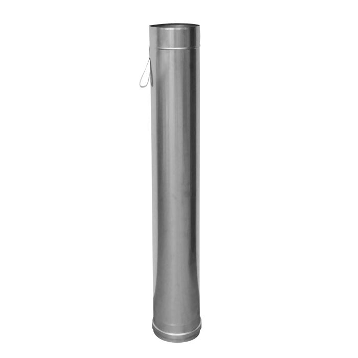 [EW20-130-072] Rohrelement 1000 mm mit Ablassschlaufe · Ø130 · EW