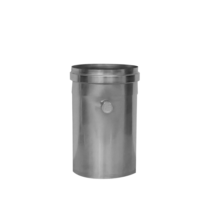 [EW20-130-075-1] Längenelement mit Messstutzen 3/4" · Ø130 · EW