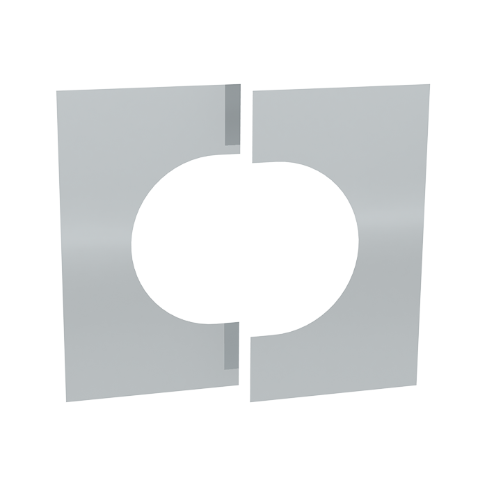 [DTG-100-710] Deckenblende zweiteilig 0 - 30° · Ø100 · DTG