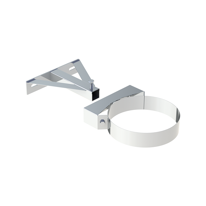 [DTG-100-840] Wandhalter ab 250 mm verstellbar · Ø100 · DTG