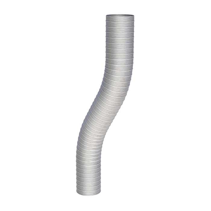 [DTG-130-130] Flexrohr einlagig Länge 1000 mm · Ø130 · DTG
