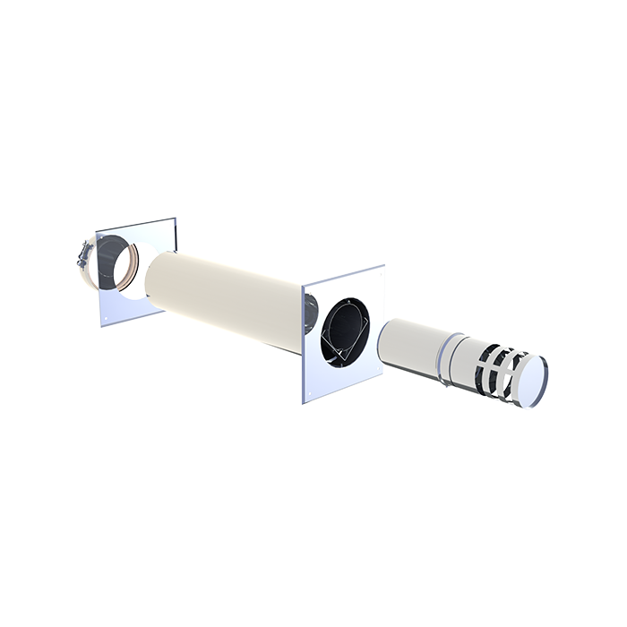 [DTG-130-486] Terminal horizontal · Ø130 · DTG