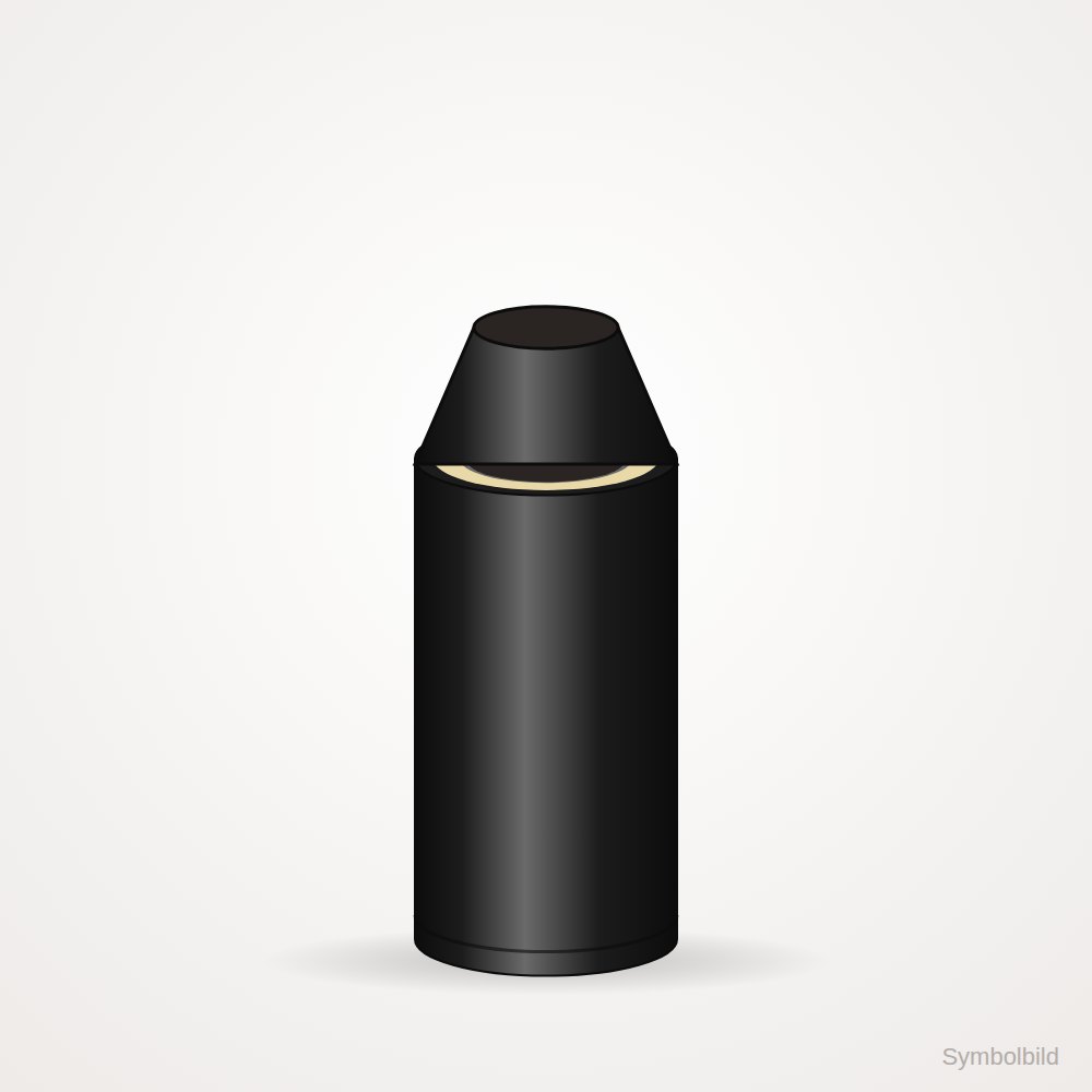 [600195] Mündungsschalldämpfer Schwarz