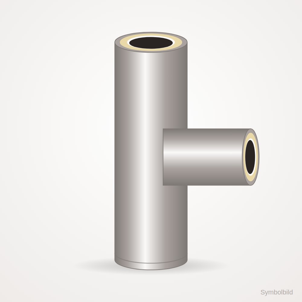 [AirBasT180] T-Stück Ø 180 mm für Airjekt 1 Basic
