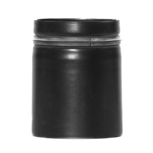[920181] RR Pellets schwarz Ø80 (Ø79) Ofenanschlussstück 1x Dichtung