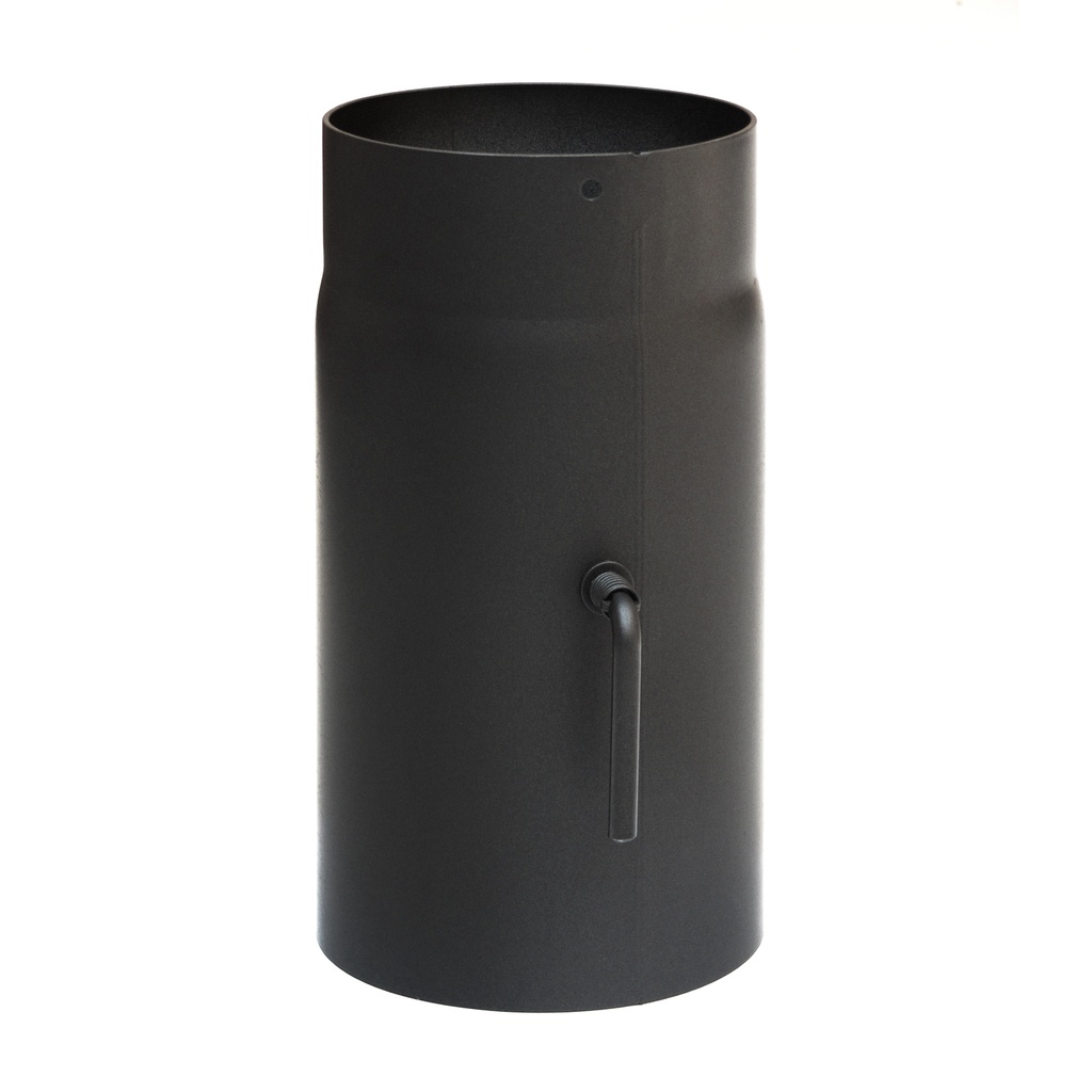 [SH034-130-sw] RR schwarz Ø130mm L: 250mm Zugregulierung