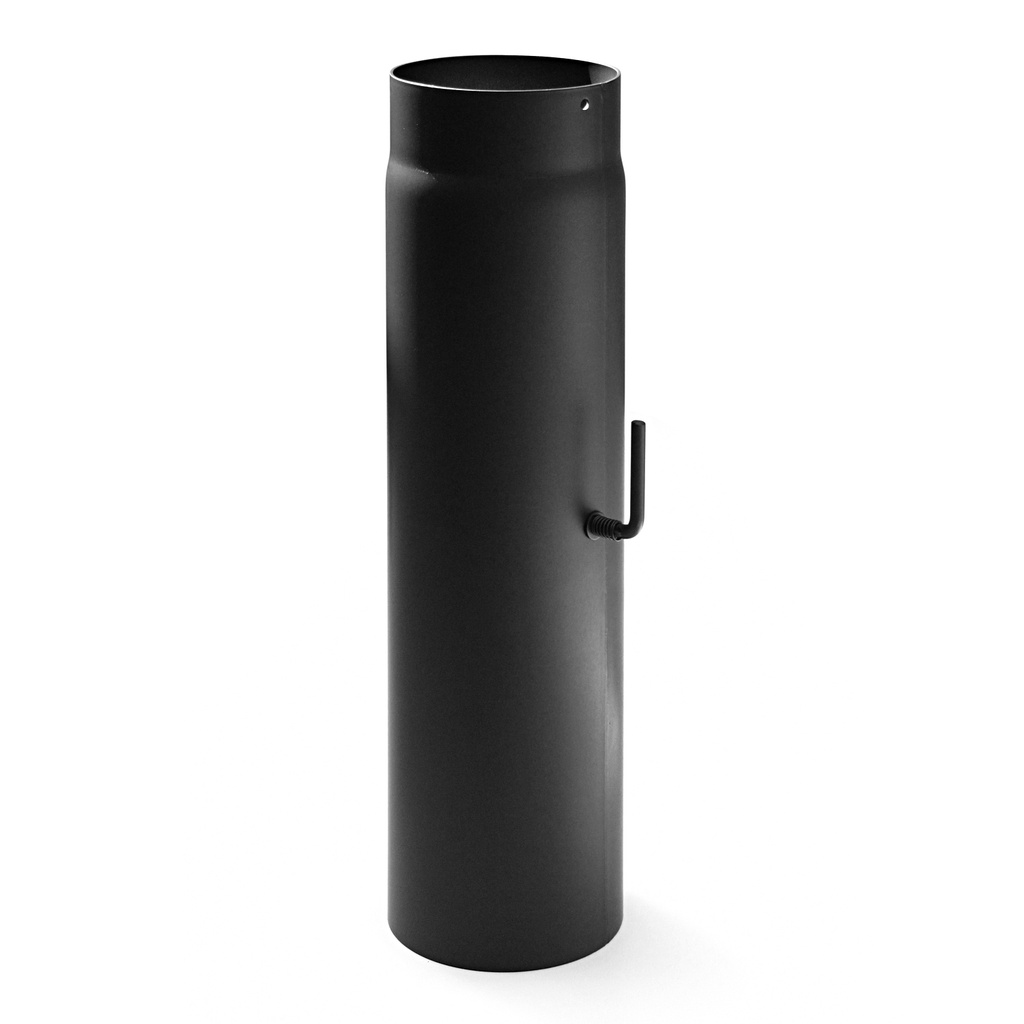 [SH035-130-sw] RR schwarz Ø130mm L: 500mm Zugregulierung