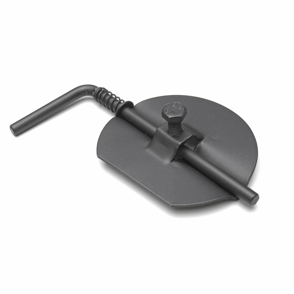 [SH021-130-gg] RR gussgrau Ø130mm Drosselklappe