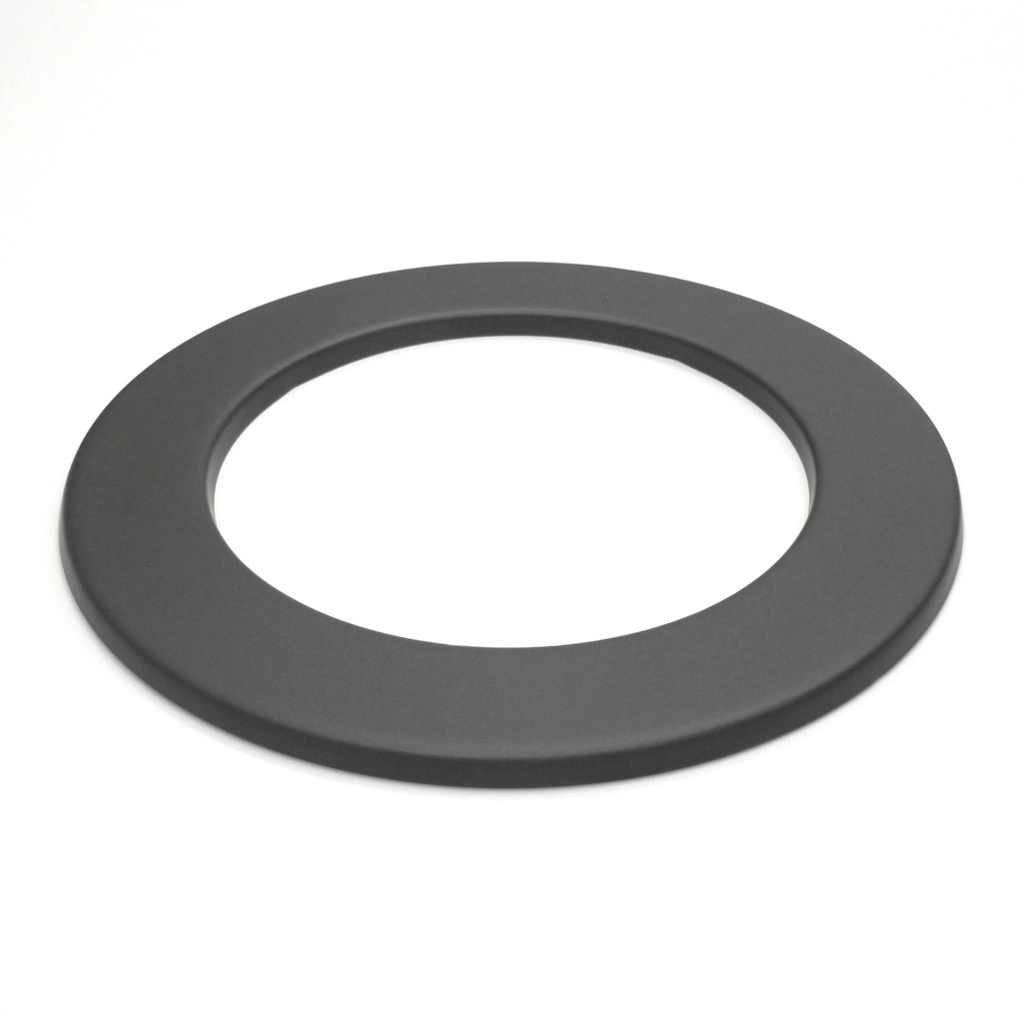 [SH010-130-gg] RR gussgrau Ø130mm Wandrosette 3cm