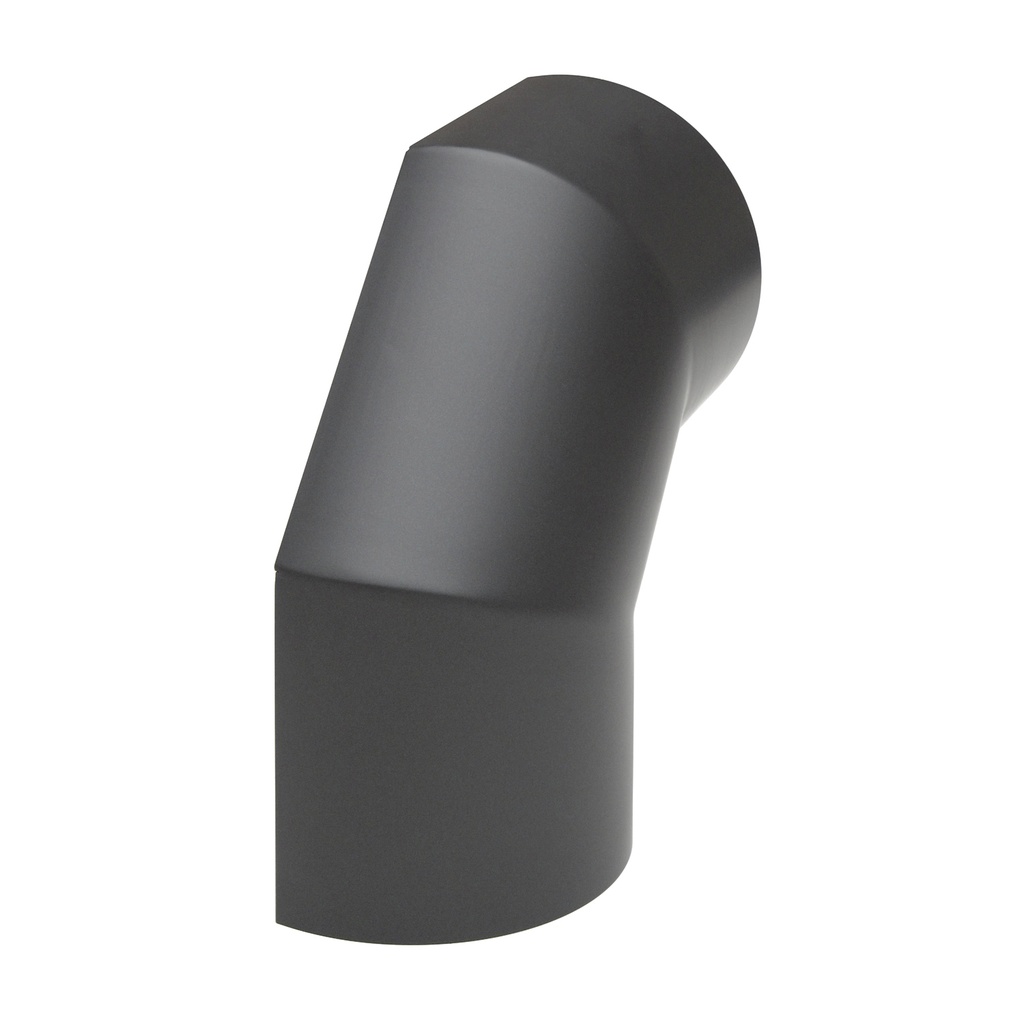 [SH118-130-gg] Thermoschild gussgrau seitlich für 3teiligen Bogen 90° Ø130mm