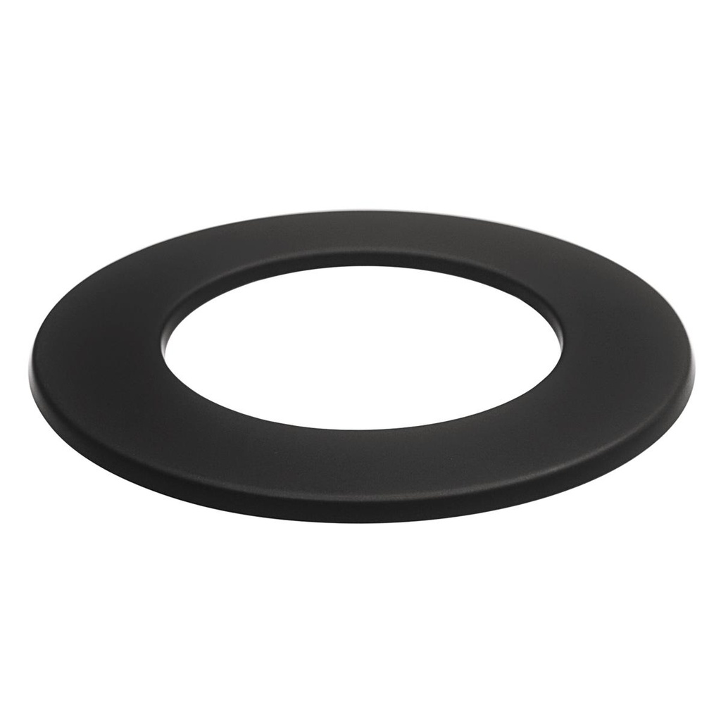 [SH065-155-sw] RR schwarz Ø150mm Wandrosette 5cm