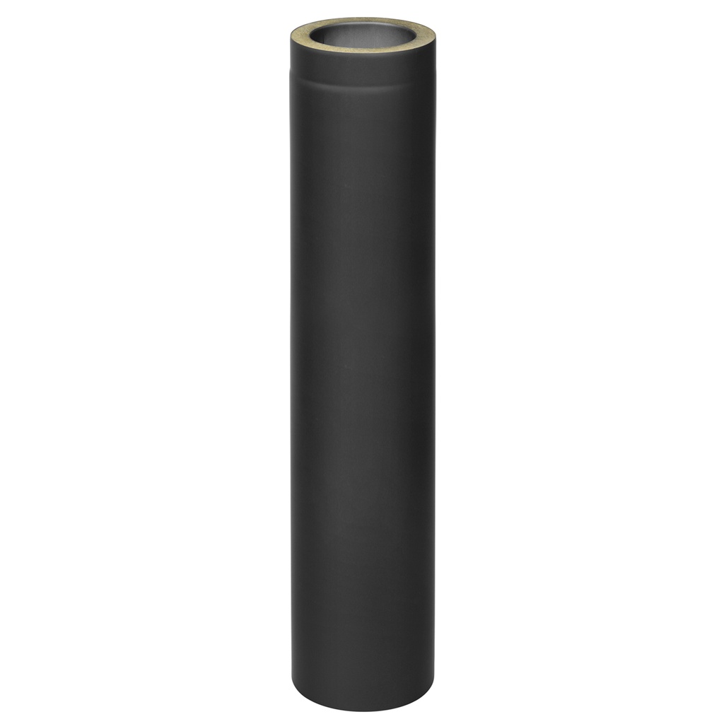 [SH30011483-sw] Raik RR schwarz doppelwandig Coltherm Ø150 Länge 1000mm