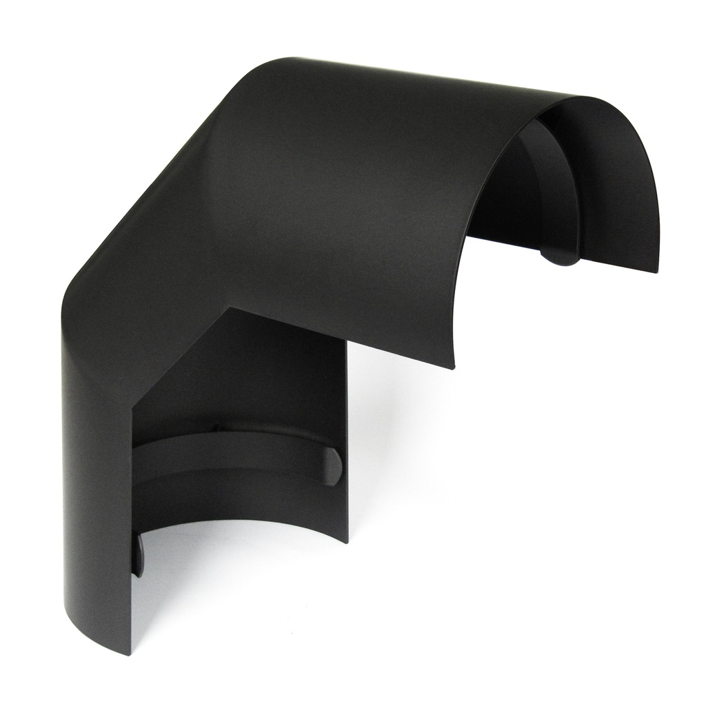 [SH095-180-sw] Thermoschild schwarz für 3teiligen Bogen 90° 0180mm