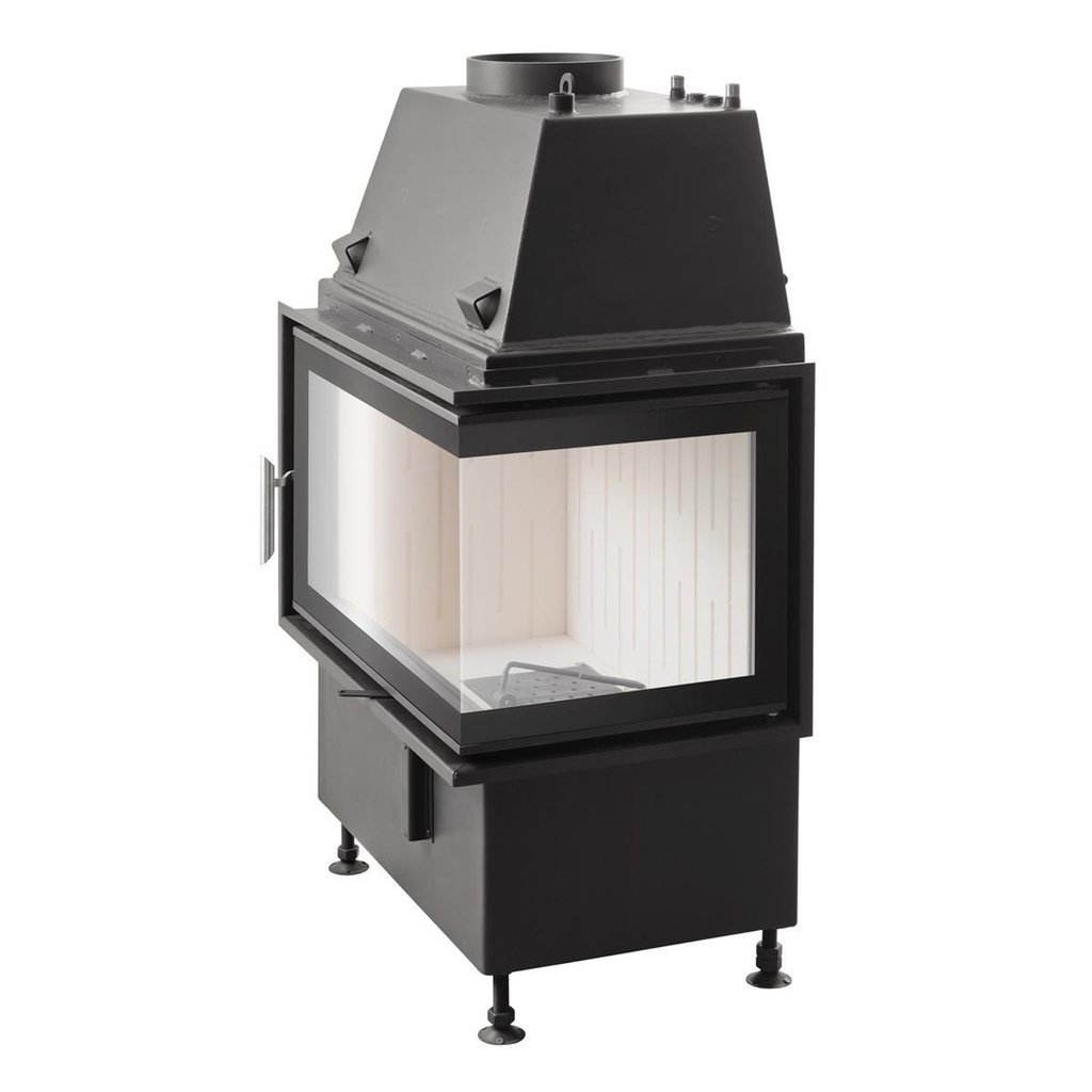 [601624] Schmitzker No2, Wasserführender Kamineinsatz, 17 kW Rechts