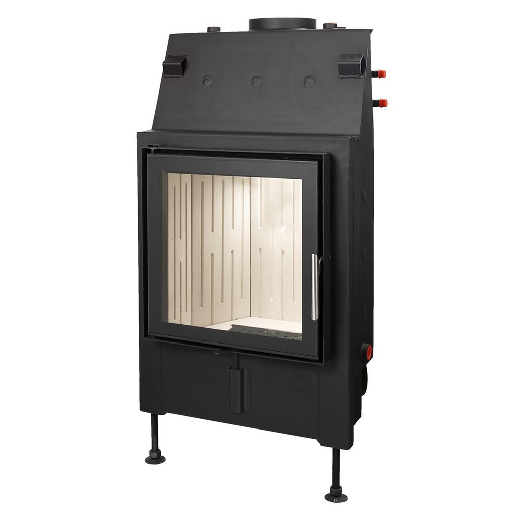 [601638] Schmitzker No4, Wasserführender Kamineinsatz, 22kW Glasrahmen
